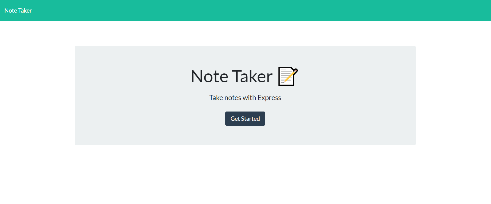 NoteTaker website